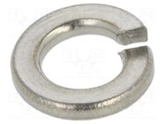 Washer; spring; M3; D=6.2mm; h=0.8mm; acid resistant steel A4 BOSSARD