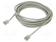 Patch cord; U/FTP; Cat 8.1; stranded; Cu; LSZH; grey; 5m; 32AWG Goobay