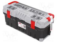 Box; tool case; black-grey; polymer; TITAN PLUS; 752x300x304mm KISTENBERG