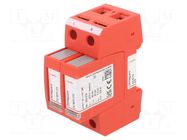 Surge arrester; Type 2; Poles: 1+NPE; 20kA; for DIN rail mounting DEHN