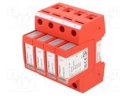 Surge arrester; Type 2; 20kA; for DIN rail mounting; -40÷80°C DEHN