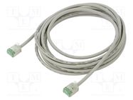 Patch cord; U/FTP; Cat 8.1; stranded; Cu; LSZH; grey; 3m; 32AWG Goobay