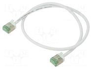 Patch cord; RJ45 plug,both sides; U/FTP; Cat 8.1; stranded; Cu Goobay