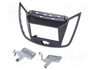 Radio frame; Ford; 2 DIN; matt black ACV