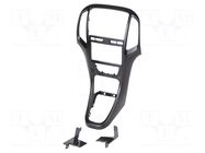 Radio frame; Opel; 2 DIN; black (pearl) ACV