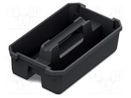 Cargo tool tray; black; X BLOCK CARGO; 343x197x100mm; 8kg KISTENBERG