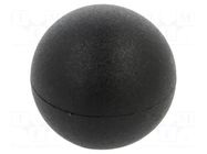 Ball knob; Ø: 20mm; Int.thread: M6; 7.5mm; with tapped bushing ELESA+GANTER