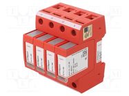 Surge arrester; Poles: 3+N; 20kA; for DIN rail mounting; -40÷85°C DEHN