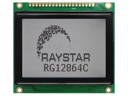 Display: LCD; graphical; 128x64; FSTN Positive; 78x70x14.3mm; LED RAYSTAR OPTRONICS