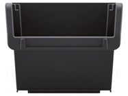 Container: cuvette; black; 115x80x60mm; TRUCK KISTENBERG