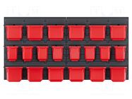 Accessories: toolboard; 400x165x400mm KISTENBERG