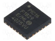 IC: PIC microcontroller; 32MHz; 1.8÷5.5VDC; SMD; QFN20; PIC16; tube MICROCHIP TECHNOLOGY