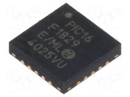 IC: PIC microcontroller; 32MHz; 1.8÷5.5VDC; SMD; QFN20; PIC16; tube MICROCHIP TECHNOLOGY