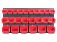 Accessories: toolboard; 400x165x400mm; ORDERLINE 2 KISTENBERG