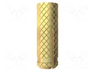 Expansion pin; brass; 24mm; Int.thread: M6 OBO BETTERMANN