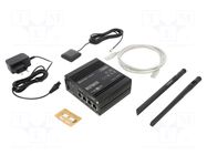 Router; Number of ports: 4; 9÷50VDC; Kit: power supply; RJ45; RUTM TELTONIKA