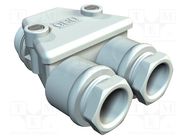 Cable gland; PG13,5; light grey OBO BETTERMANN