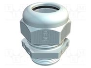 Cable gland; PG7; IP68; polyamide; light grey; V-TEC PG OBO BETTERMANN