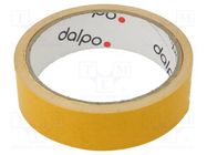 Fastening tape; double-sided; W: 24mm; L: 10m; Adhesive: acrylic EUROTAPE