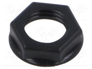 connector PLASTIC NUT BLACK NEUTRIK