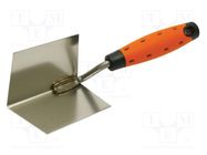 Trowel; angular; W: 60mm; stainless steel; Size: 90mm SOLID TOOLS