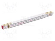 Folding ruler; L: 1m SOLID TOOLS