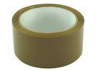 Packing tapes; L: 35m; Width: 48mm; brown SOLID TOOLS