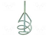 Mixer; 60mm; to the paint; Mounting: hexagonal SOLID TOOLS