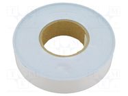 Tape: heat transfer; W: 38.1mm; L: 50m; Thk: 0.25mm; 0.6W/mK; white 3M