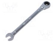 Wrench; combination spanner,with ratchet; 8mm BETA