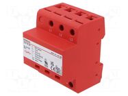 Surge arrester; Type 1+2; In 8/20us: 12.5kA; -40÷80°C; IP20 DEHN