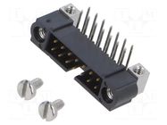 Connector: PCB-cable/PCB; socket; male; PIN: 14; Datamate J-Tek; 3A HARWIN
