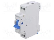 Circuit breaker; 230VAC; Inom: 20A; Poles: 1+N; Charact: B; 4.5kA HONGFA RELAY