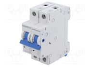 Circuit breaker; 230/400VAC; Inom: 16A; Poles: 1+N; Charact: C; IP20 HONGFA RELAY