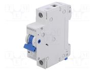 Circuit breaker; 230/400VAC; Inom: 13A; Poles: 1; Charact: C; 6kA HONGFA RELAY