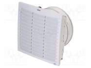 Fan: AC; axial; 115VAC; 332x189x291mm; 703m3/h; 62dBA; ball; IP54 STEGO