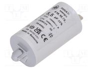 Capacitor: polypropylene; motors, run; 5.5uF; 400VAC; Ø32x55mm DUCATI ENERGIA