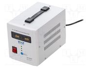 Device: automatic voltage stabiliser; 2000VA; Uout: 230VAC; ±3% VOLT POLSKA