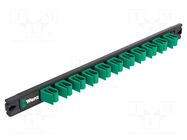 Magnetic rail; 370mm; spanner set,combination spanners WERA