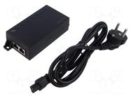 PoE power supply unit; 10/100/1000Mbps; PnP,PoE (PoE); black LOGILINK