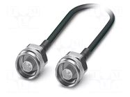 Cable; N male,both sides; FRNC; shielded connectors; black; 0.5m PHOENIX CONTACT