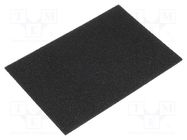 Conductive foam; ESD; L: 200mm; W: 300mm; Thk: 5mm; Features: hard DONAU ELEKTRONIK