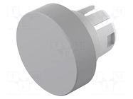 Actuator lens; 16mm; 51; grey; plastic; Face dim: Ø15.8mm EAO