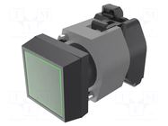 Switch: push-button; 22mm; Stabl.pos: 2; green; IP65; flat; OptoHiT EAO