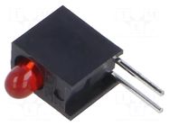 LED; in housing; 3mm; No.of diodes: 1; red; 20mA; Lens: diffused MARL