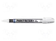 Marker: with liquid paint; white; PAINTRITER+ HP; Tip: round MARKAL