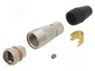 Connector: circular; HR25; soldering; PIN: 8; plug; for cable; male HIROSE