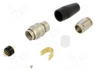 Connector: circular; plug; male; HR25; 1A; 42VDC; 30VAC; PIN: 16; 7mm HIROSE