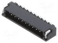 Connector: wire-board; socket; male; SignalBee; PIN: 10; horizontal HIROSE