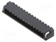 Connector: wire-board; socket; male; SignalBee; PIN: 14; horizontal HIROSE